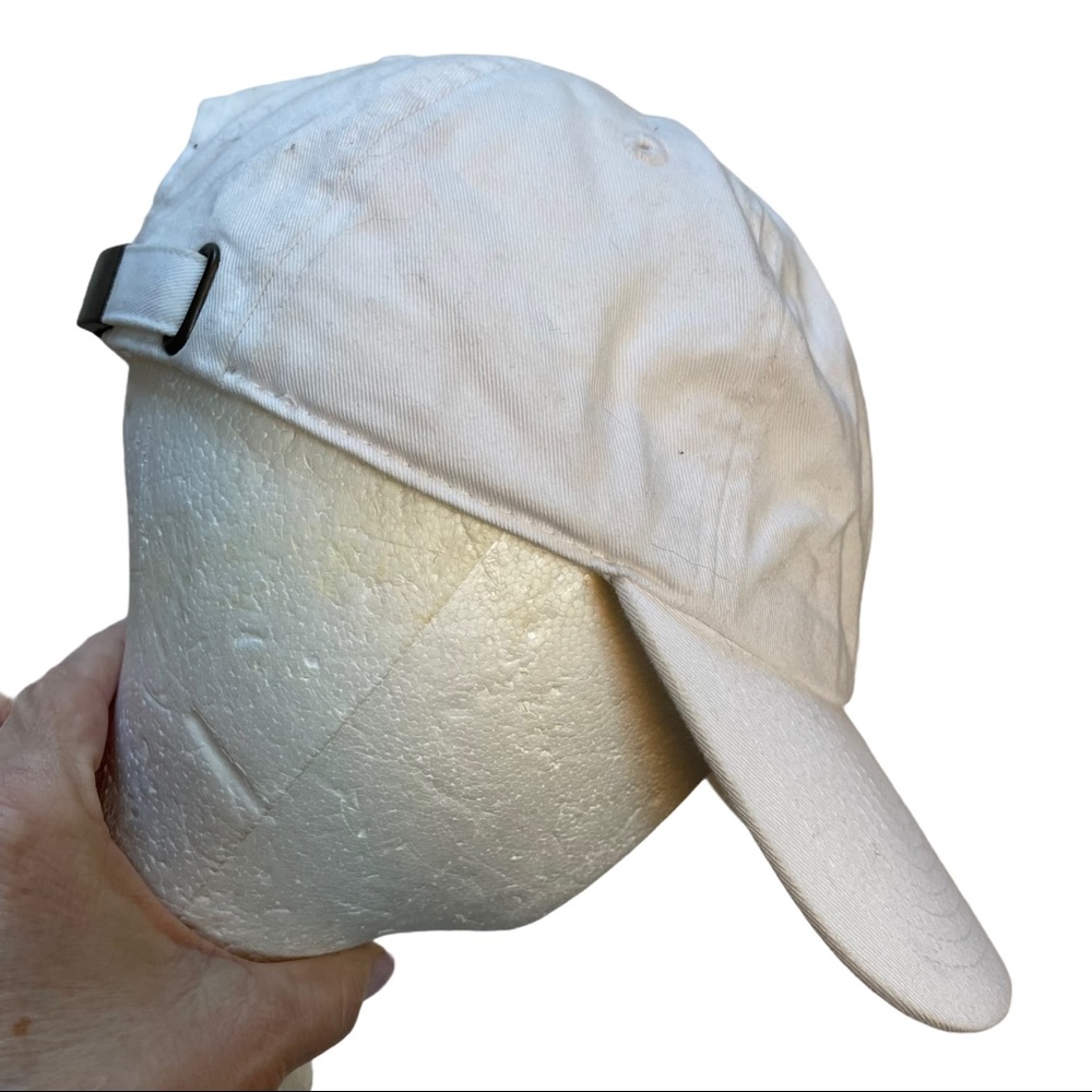 ALIEN white cap adjustable buckle strap back Dad Hat - Picture 4 of 8